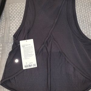 lululemon open back fast as light tank